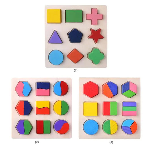 Puzzle Montessori – Formes & Couleurs