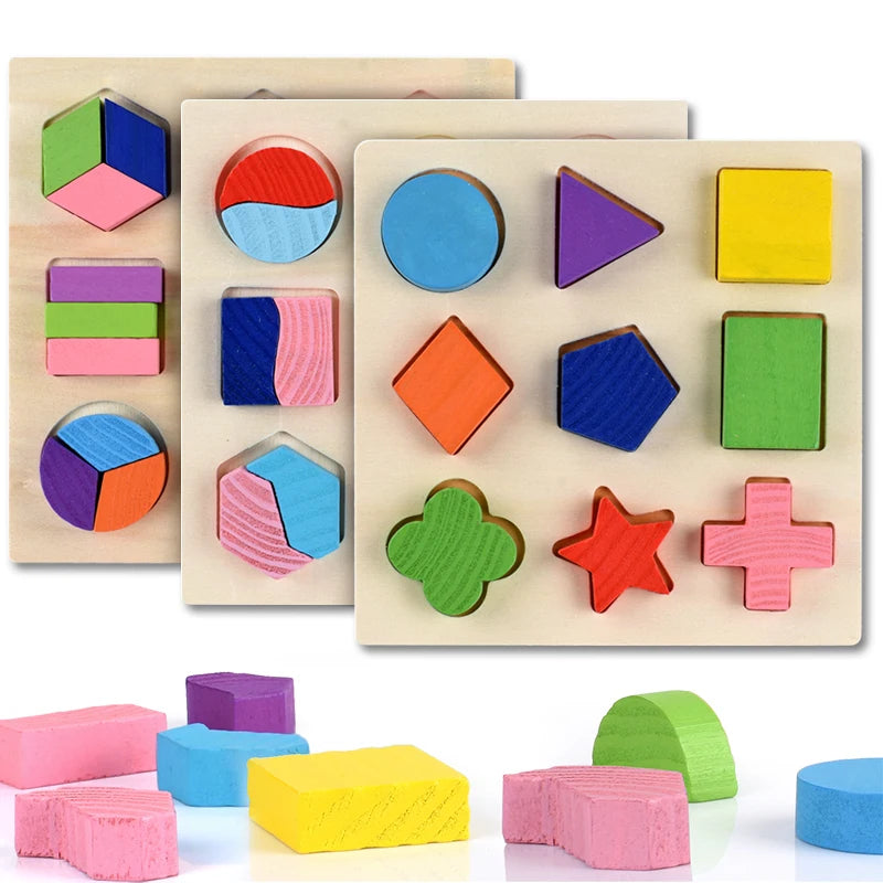 Puzzle Montessori – Formes & Couleurs