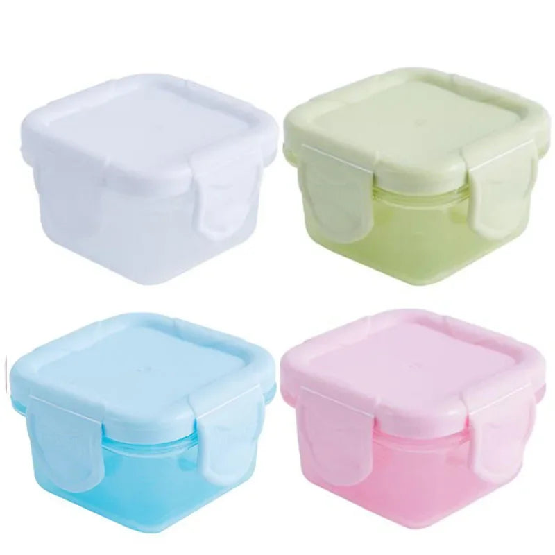Mini boîtes de conservation – Lot de 4 contenants pour repas bébé