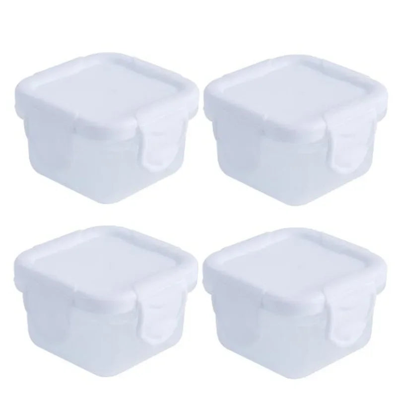 Mini boîtes de conservation – Lot de 4 contenants pour repas bébé