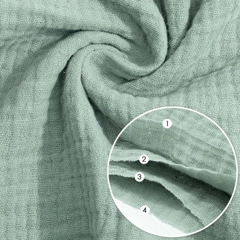Lot de 5 Langes en Mousseline de Coton – Douceur et Praticité
