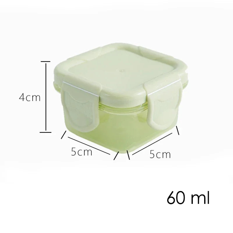 Mini boîtes de conservation – Lot de 4 contenants pour repas bébé