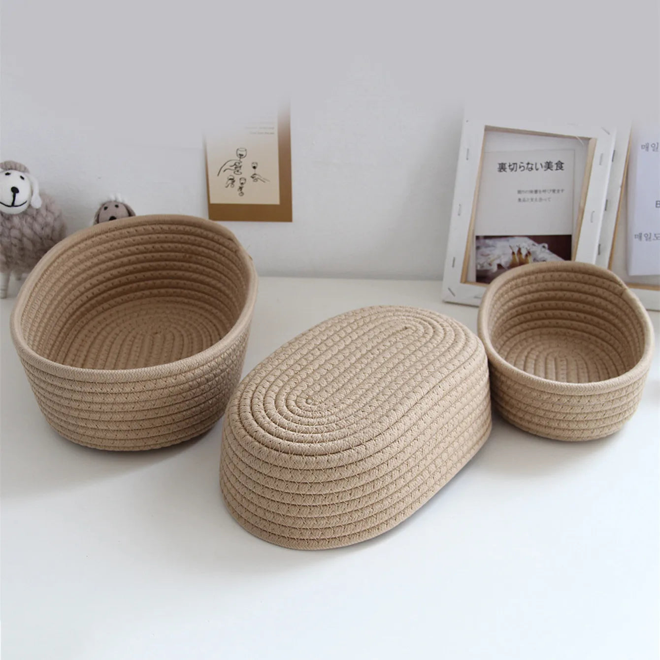 Panier de rangement en Corde Coton - Douceur et Organisation