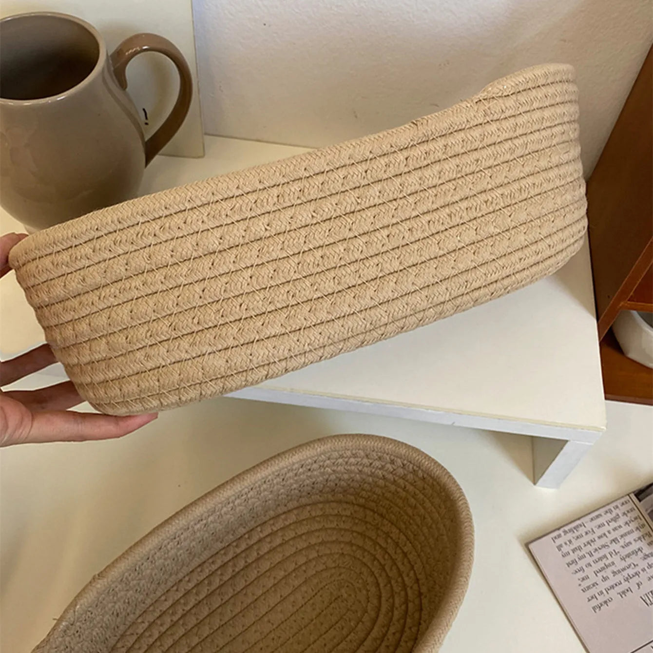 Panier de rangement en Corde Coton - Douceur et Organisation