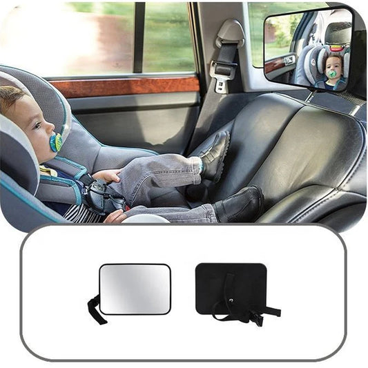 Miroir de Voiture Bébé – Sécurité Rétroviseur Arrière pour Siège Auto Dos à la Route