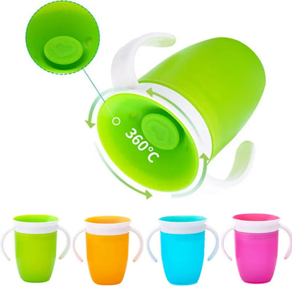 Tasse d’apprentissage 360° – Antifuite & Ergonomique