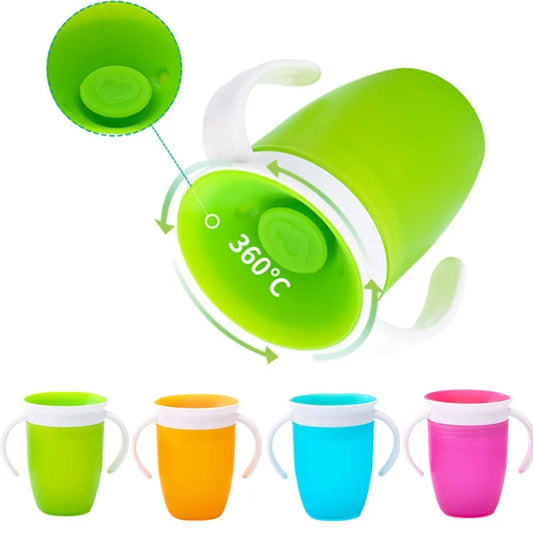 Tasse d’apprentissage 360° – Antifuite & Ergonomique