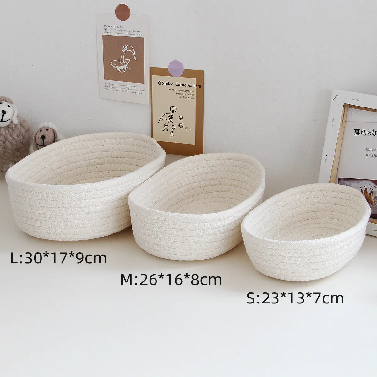 Panier de rangement en Corde Coton - Douceur et Organisation