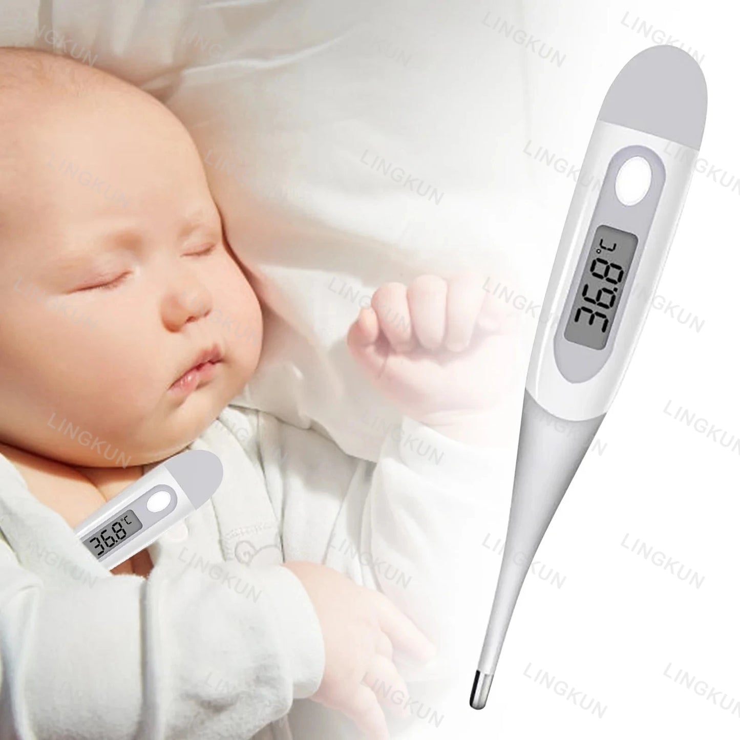 Thermomètre Digital souple & Rapide - Prise de Température en 10 secondes