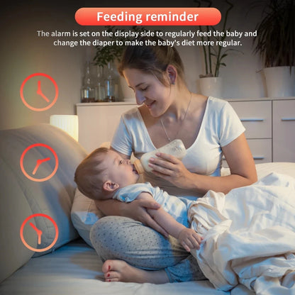 Babyphone écran 3,5" - Surveillance vidéo et audio - Vision nocturne & température