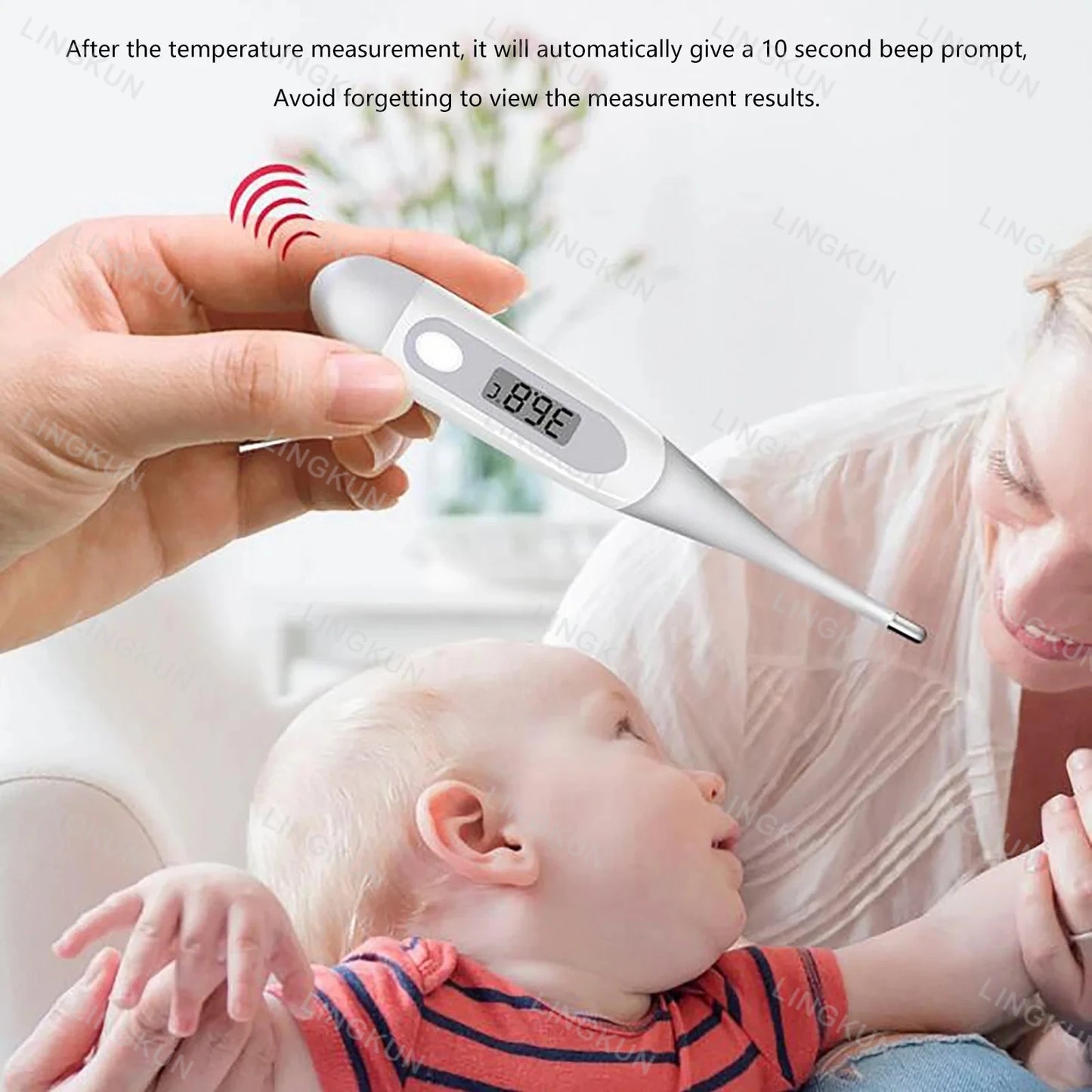 Thermomètre Digital souple & Rapide - Prise de Température en 10 secondes