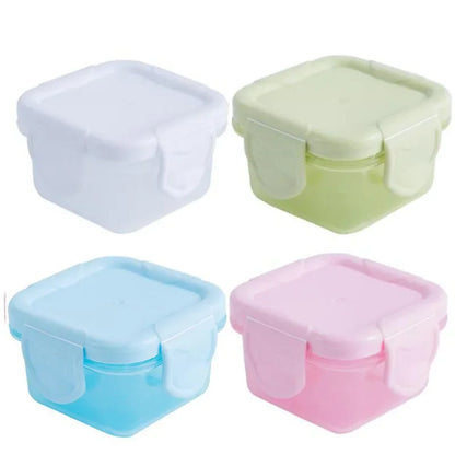 Mini boîtes de conservation – Lot de 4 contenants pour repas bébé