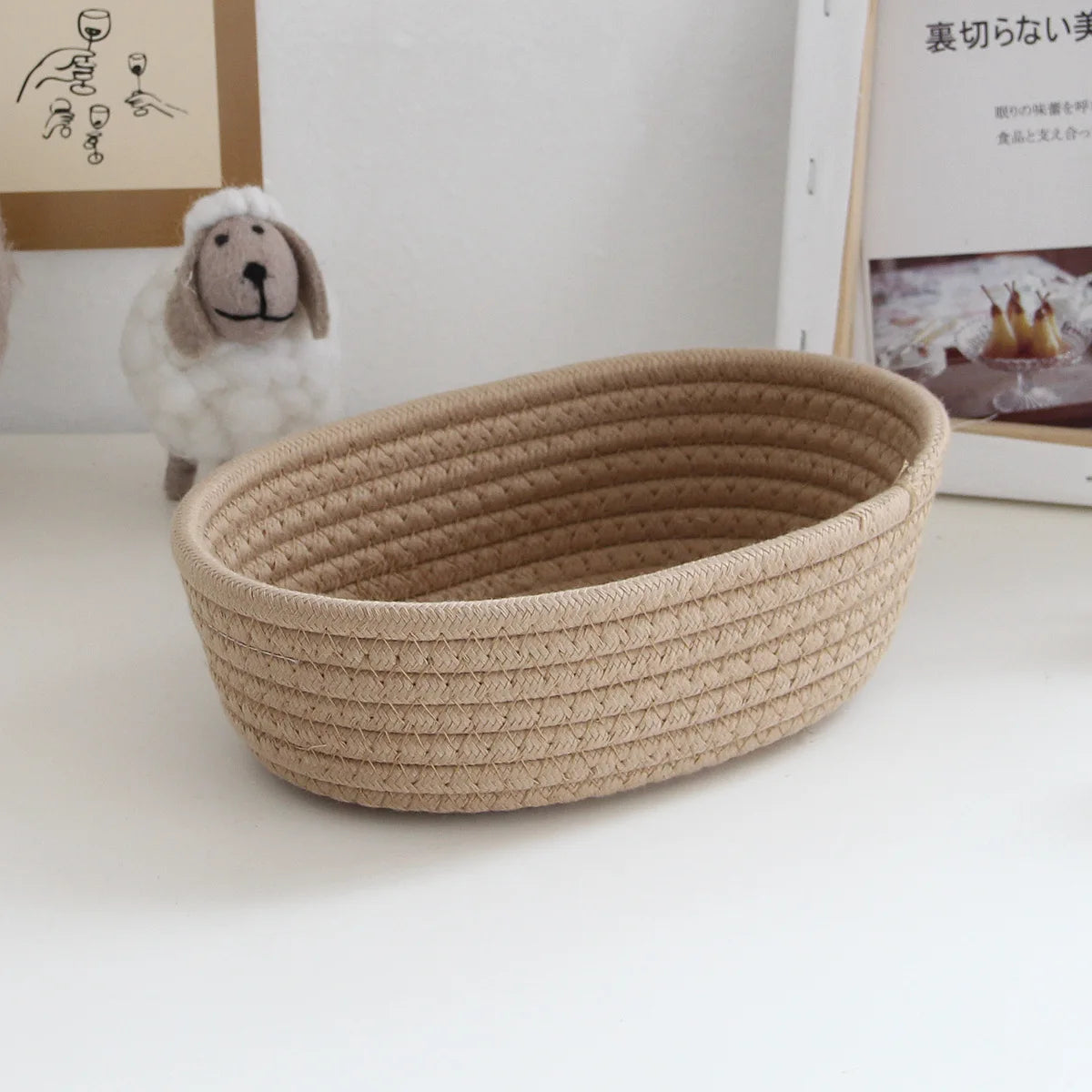 Panier de rangement en Corde Coton - Douceur et Organisation