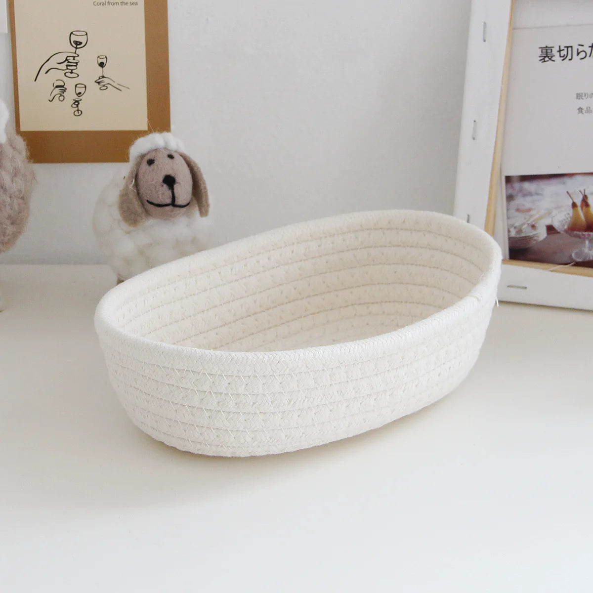Panier de rangement en Corde Coton - Douceur et Organisation