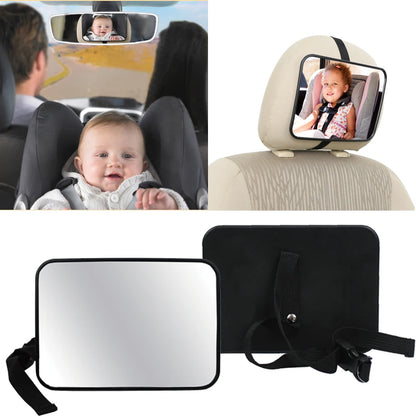 Miroir de Voiture Bébé – Sécurité Rétroviseur Arrière pour Siège Auto Dos à la Route