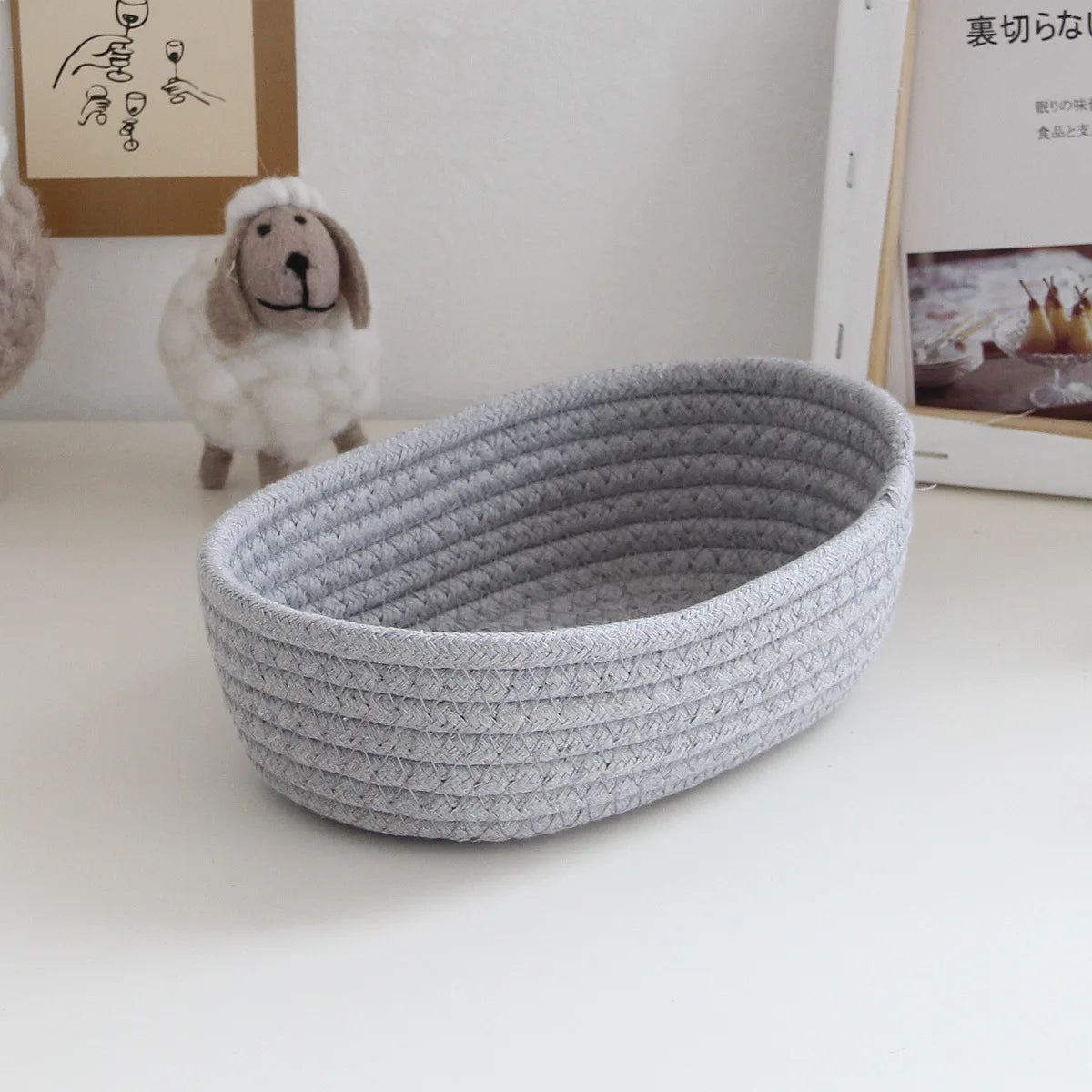 Panier de rangement en Corde Coton - Douceur et Organisation